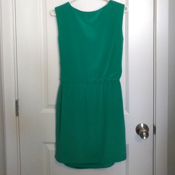 Diane von Furstenberg Emerald Silk Cocktail Dress - Picture 10 of 10